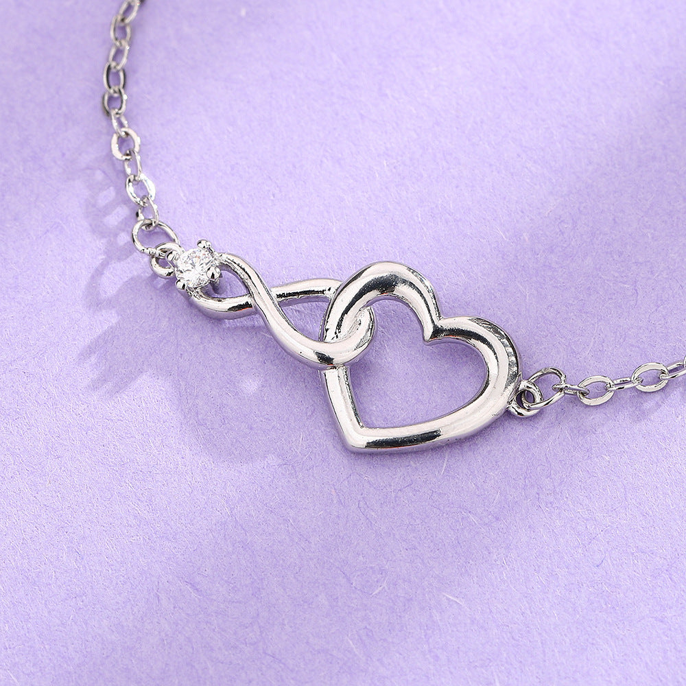 Heart Charm Love Bracelet