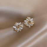 Cat’s Eye Flower Earrings