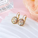 Sequin Rhinestone Stud Earrings