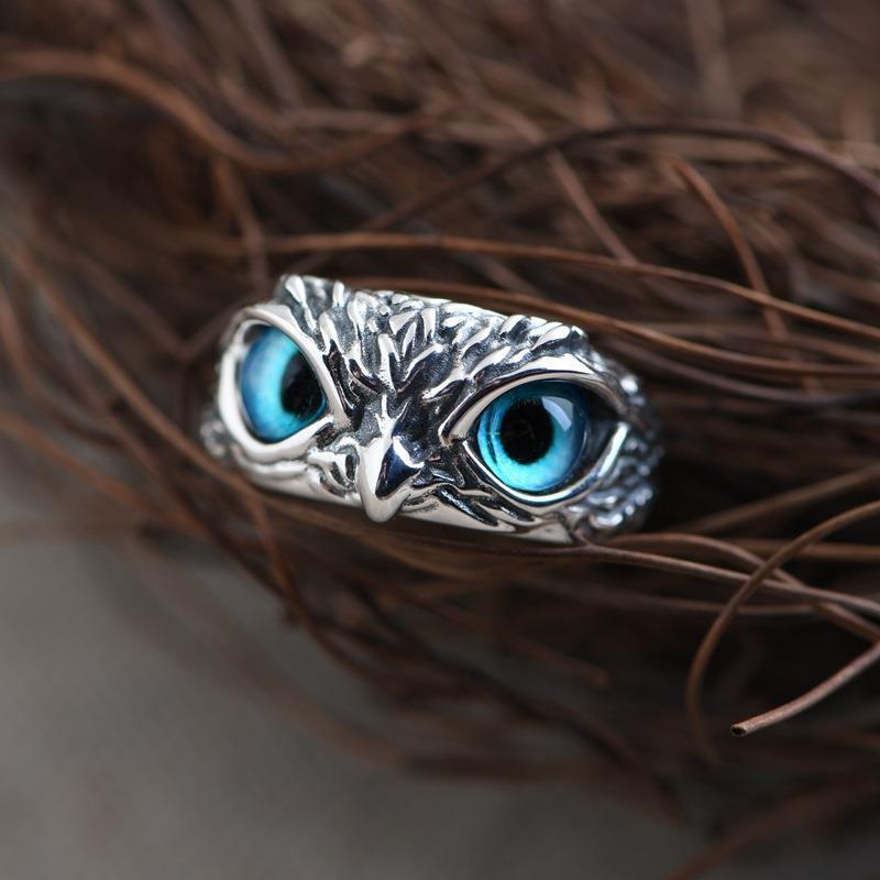 Vintage Owl Eye Ring
