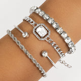 Bohemian Crystal Bracelet Set