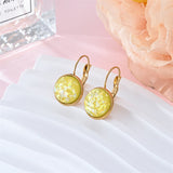 Sequin Rhinestone Stud Earrings