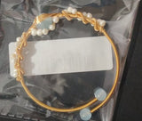 Vintage Gold Pearl Bracelet