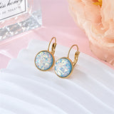 Sequin Rhinestone Stud Earrings