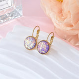 Sequin Rhinestone Stud Earrings