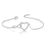 Heart Charm Love Bracelet
