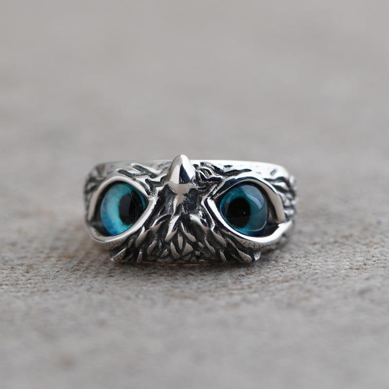 Vintage Owl Eye Ring